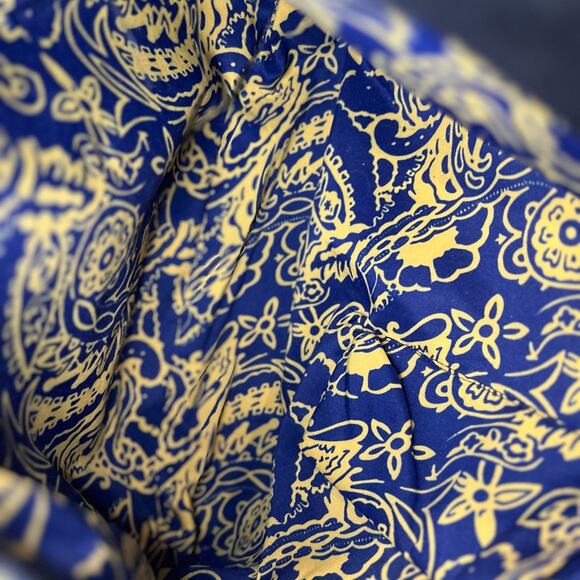 Embroidered Corduroy Shoulder Bag - Picture 5 of 8